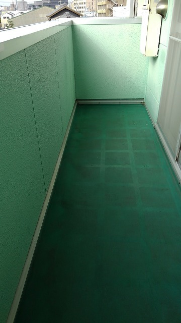 スカイレジデンスのバルコニー