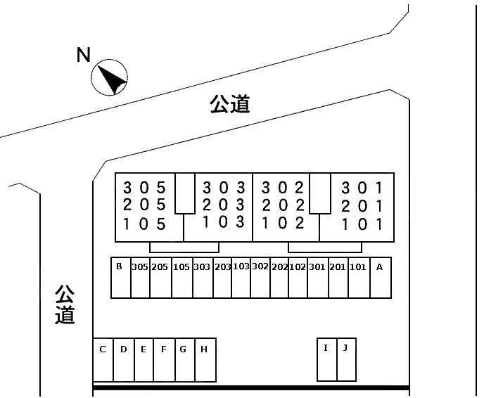 スカイレジデンスの区画図