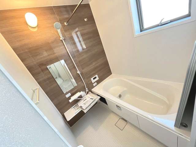 【内装】 | 糟屋郡志免町王子3丁目第6　1号棟（全1棟）【仲介手数料無料・0円】 | 施工例。浴室です。施工例は完成時と異なる場合があります。