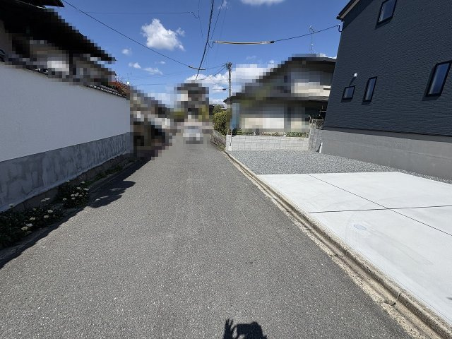 【その他】 | 糟屋郡志免町王子3丁目第6　1号棟（全1棟）【仲介手数料無料・0円】 | 現地写真。前面道路です。