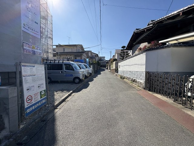 【その他】 | 糟屋郡志免町王子3丁目第6　1号棟（全1棟）【仲介手数料無料・0円】 | 現地写真。前面道路です。