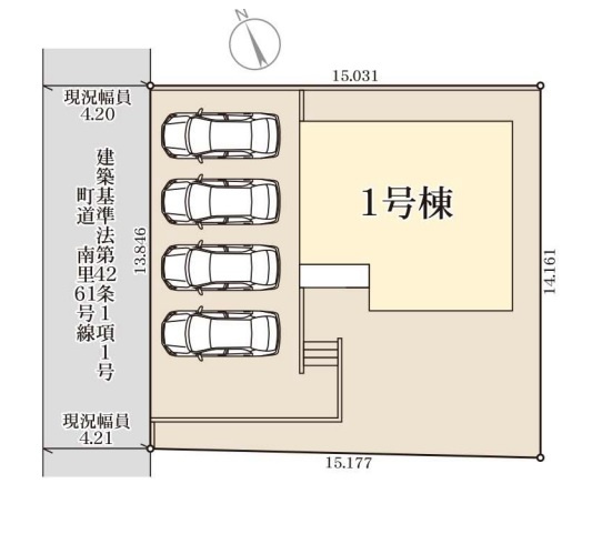 【区画図】 | 糟屋郡志免町王子3丁目第6　1号棟（全1棟）【仲介手数料無料・0円】 | 区画図です。