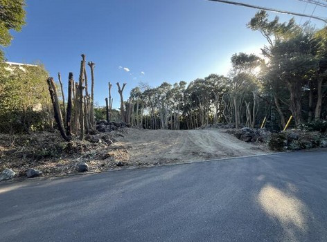 【前面道路含む現地写真】 | 浮山温泉郷　売地