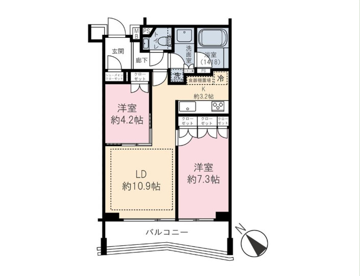 ロイヤルシーズン二子玉川の間取り