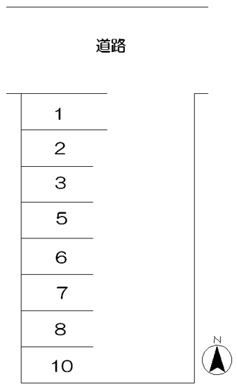 【間取り】 | ウエルモータープールC