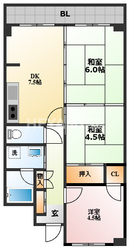 グランドメゾン桜馬場の間取り