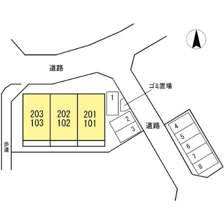 コンタドールNの区画図