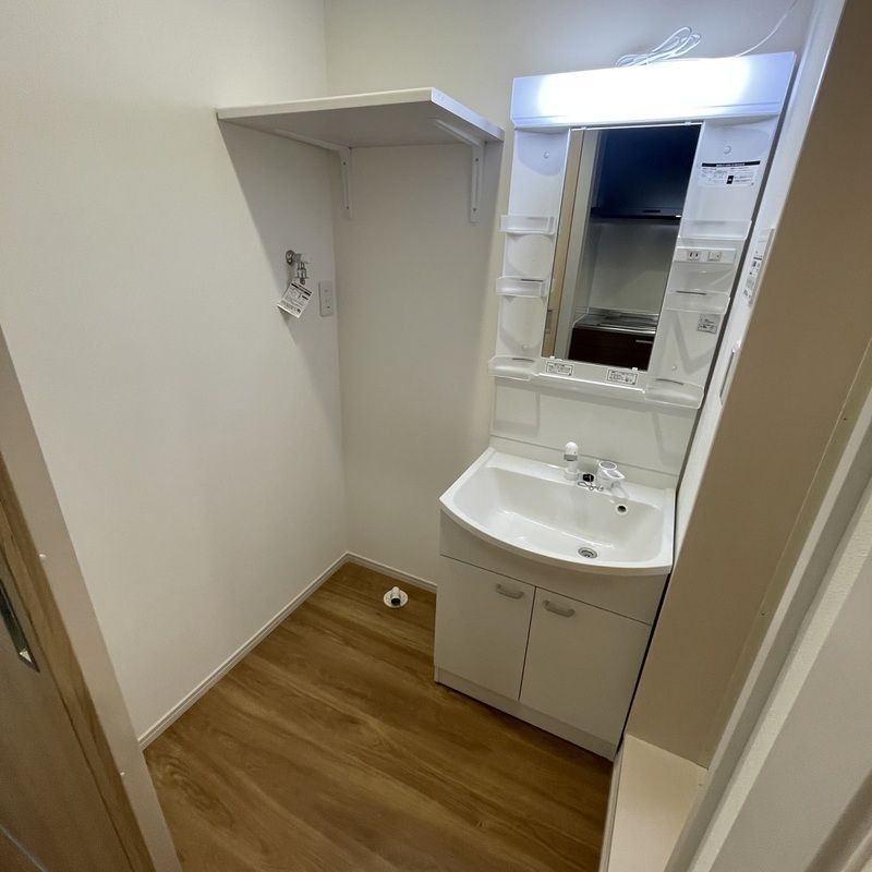 MELDIA岩槻Ⅵの独立洗面台