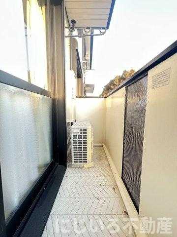 アビタシオン那賀川Bのバルコニー