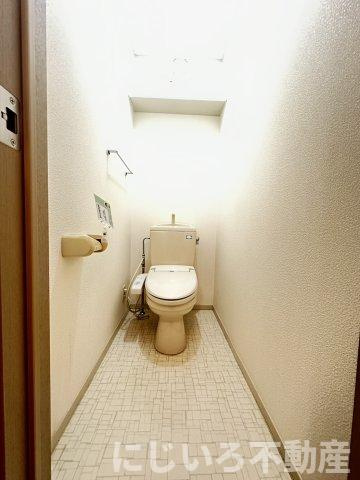 アビタシオン那賀川Bのトイレ