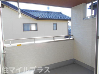 【バルコニー】 | 郡山市静西1丁目新築一戸建て3棟 | 陽当たり良好なバルコニーです