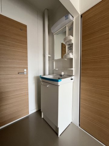 谷口アパートの洗面所