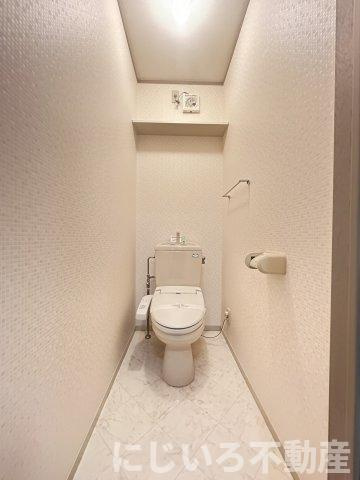 アビタシオン那賀川Bのトイレ