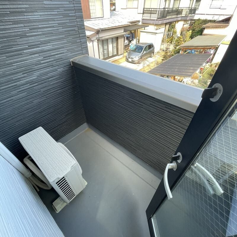 MELDIA西大宮Ⅱのバルコニー