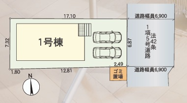 【区画図】 | クレイドルガーデン大津市坂本第３４ | 区画図