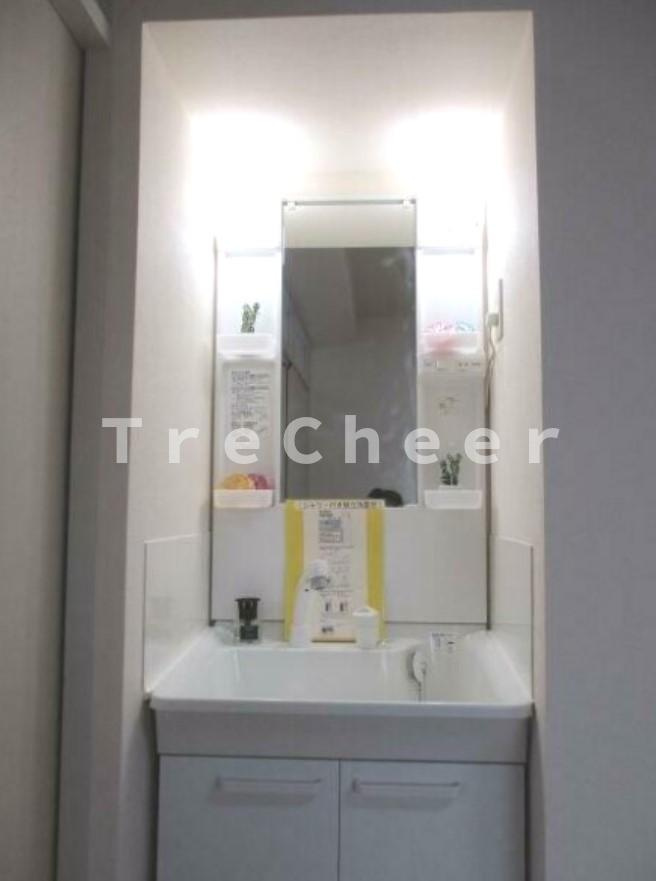 第2新井ハイツの独立洗面台