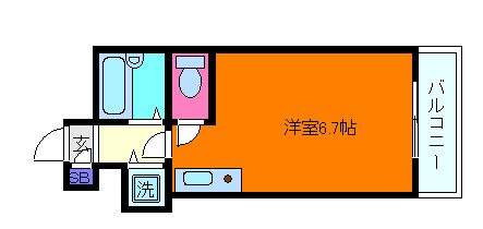 シャルムメゾン本庄の間取り