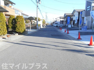 【前面道路含む現地写真】 | 郡山市静西1丁目新築一戸建て3棟 | 前面道路含む現地写真です