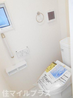 【トイレ】 | 郡山市静西1丁目新築一戸建て3棟 | ゆったりとした空間のトイレです