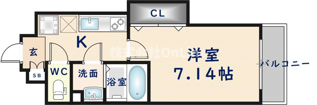 【間取り】 | Luxe布施駅前
