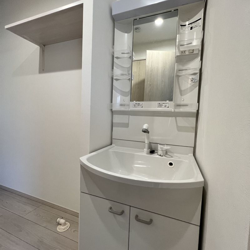 MELDIA西大宮Ⅱの独立洗面台