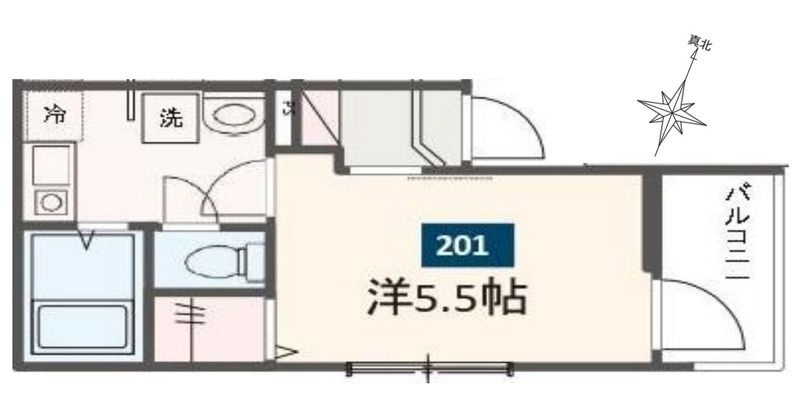 MELDIA西大宮Ⅱの間取り