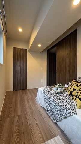 ネベル北四番丁　priéreの寝室|※家具・小物（調度品）は販売価格に含まれません。
2025年2月撮影