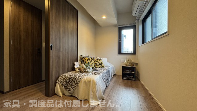 ネベル北四番丁　priéreの寝室|※家具・小物（調度品）は販売価格に含まれません。
2025年2月撮影