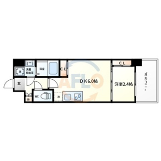 【間取り】 | セレニテ難波ミラク参番館 | セレニテ難波ミラク参番館　間取り