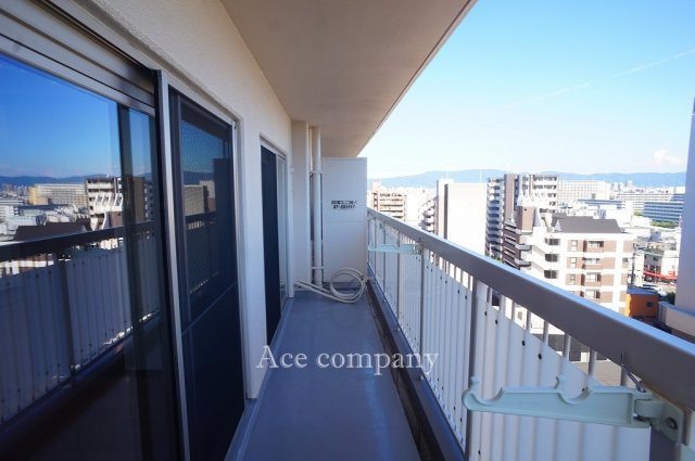 【バルコニー】 | ファミリーコーポ今福 | 最上階！南向きバルコニー☆陽当り＆眺望良好です☆