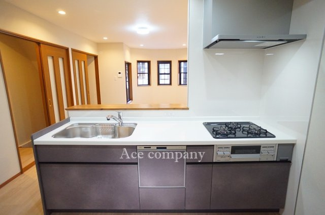 【キッチン】 | 東大阪市長堂2丁目 | 食洗器付きのシステムキッチン新調です☆3口ガスコンロ☆