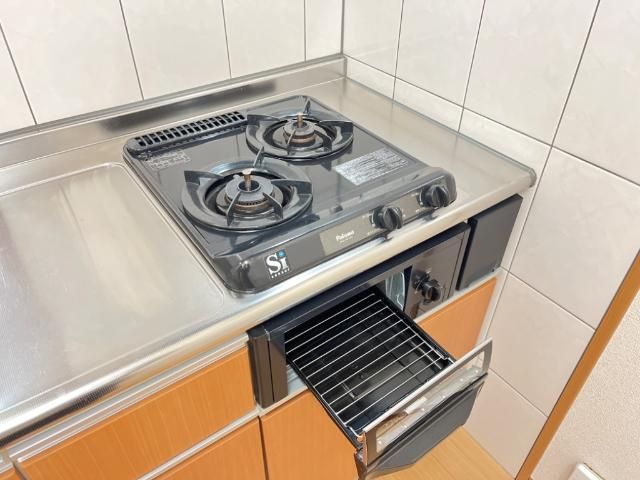 グランベル三山木のキッチン|2口システムキッチン