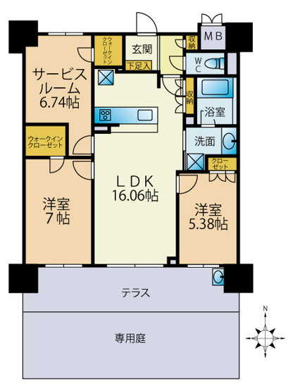 【間取り】 | エンブルリバーガーデン長泉 中古マンション EM05992 | エンブルリバーガーデン長泉　間取り図