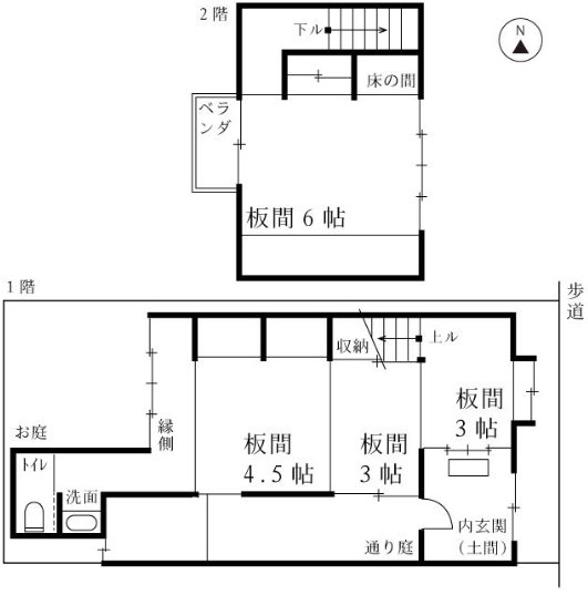 【間取り】 | K30334-紫竹