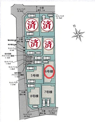 【区画図】 | ブルーミングガーデン枚方市高野道１丁目 | 区画図
