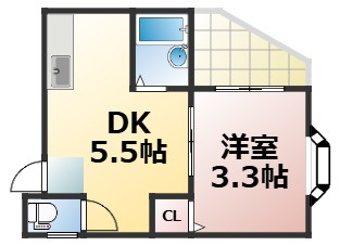 【間取り】 | ロイヤルハイム新深江　仲介手数料無料