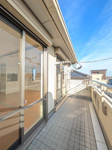 ヴィラーチェＢのバルコニー