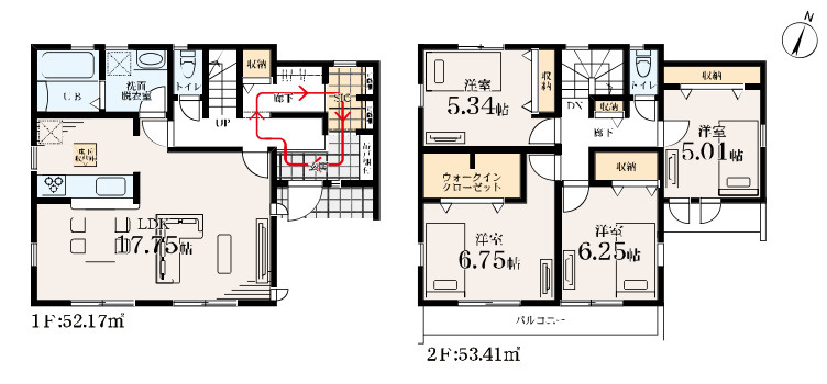 藤沢市下土棚　新築戸建　全5棟3号棟
