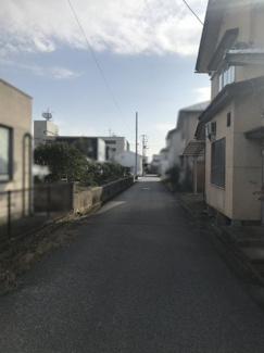 【前面道路含む現地写真】 | 長浜市南高田町売土地 | 東側接道