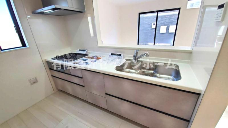 比企郡小川町　新築住宅　小川駅徒歩17分のキッチン|お料理しやすいキッチンです