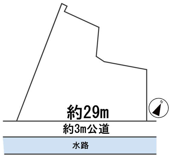 ６５７９４　山県市高富土地の区画図