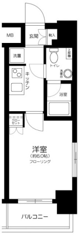 グラントゥルース門前仲町の間取り