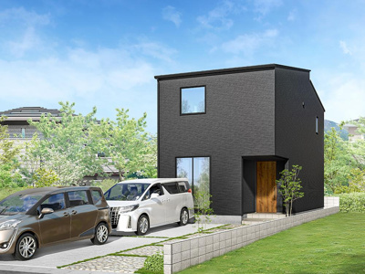 【外観パース】 | 鳥取市古海新築戸建て3号棟