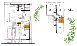 【区画図】 | 狭山市南入曽　建築条件付売地　西武新宿線『入曽駅』徒歩13分　【南小学区】