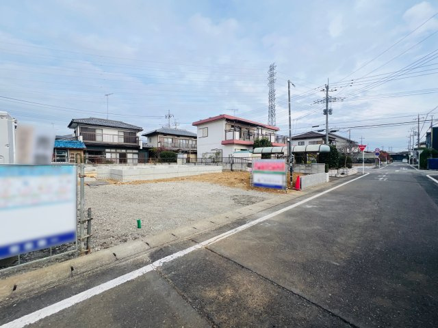 太田市矢場新町の前面道路含む現地写真|車の通りも少なく駐車も楽々♪