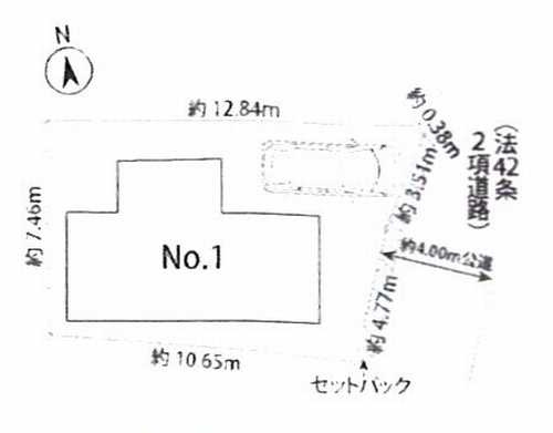 横浜市瀬谷区阿久和東1丁目2期　新築戸建全1棟の区画図