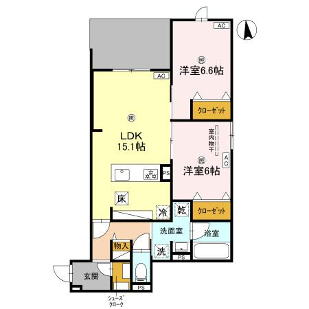 スペチアーレ杭全の間取り|スペチアーレ杭全　間取り