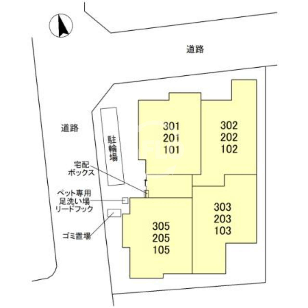 スペチアーレ杭全の区画図|スペチアーレ杭全　