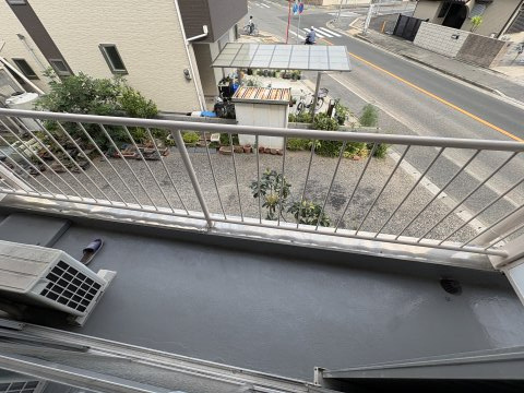 コーポ北村のバルコニー