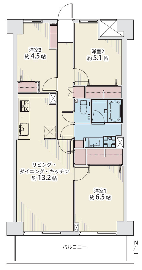 【間取り】の画像